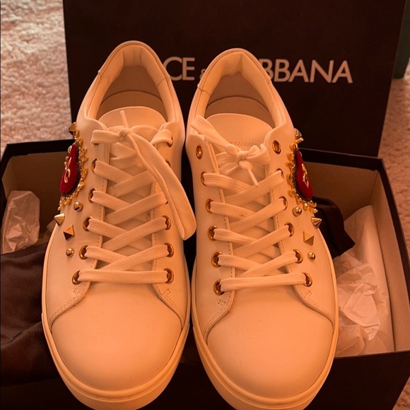 Dolce and Gabbana white sneakers - Picture 2 of 7